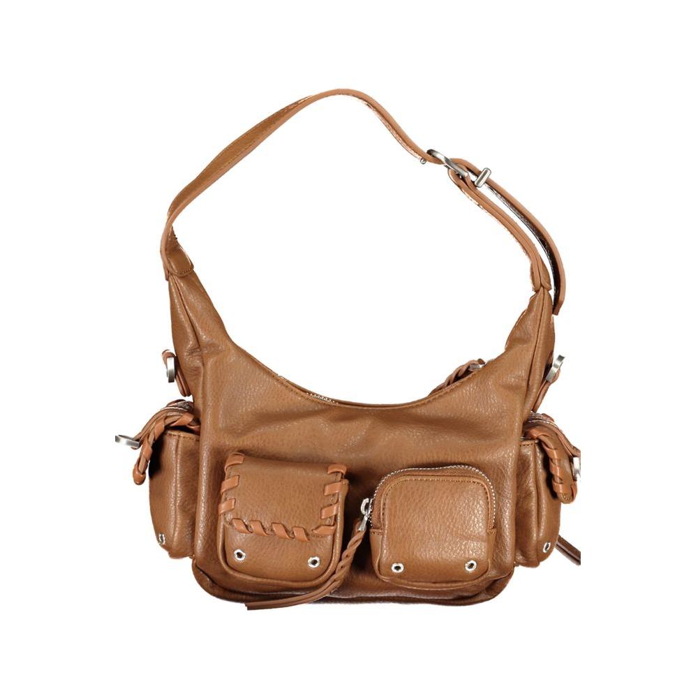 Desigual Brown Polyethylene Handbag Desigual Sienna