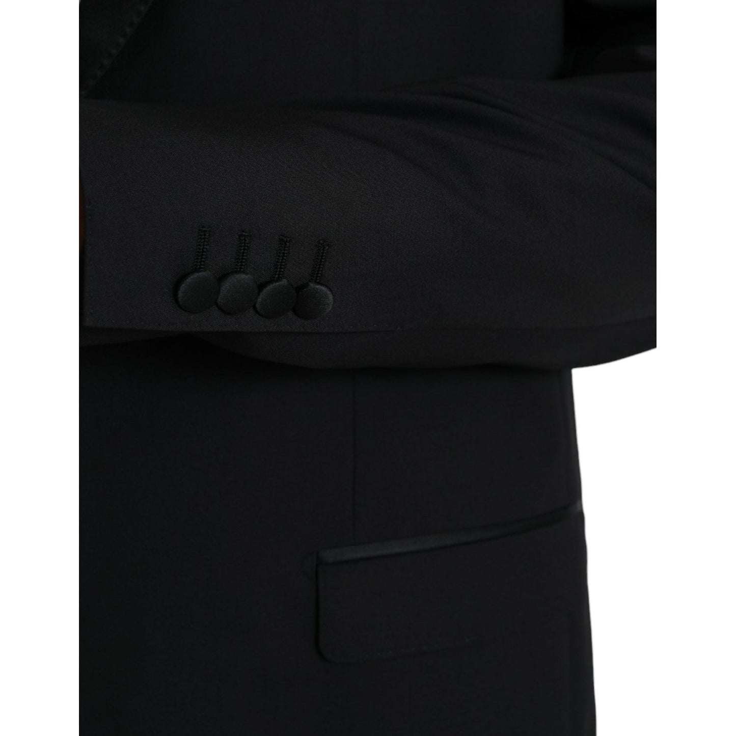 Dolce & Gabbana Blue MARTINI Single Breasted Coat Blazer Dolce & Gabbana Black