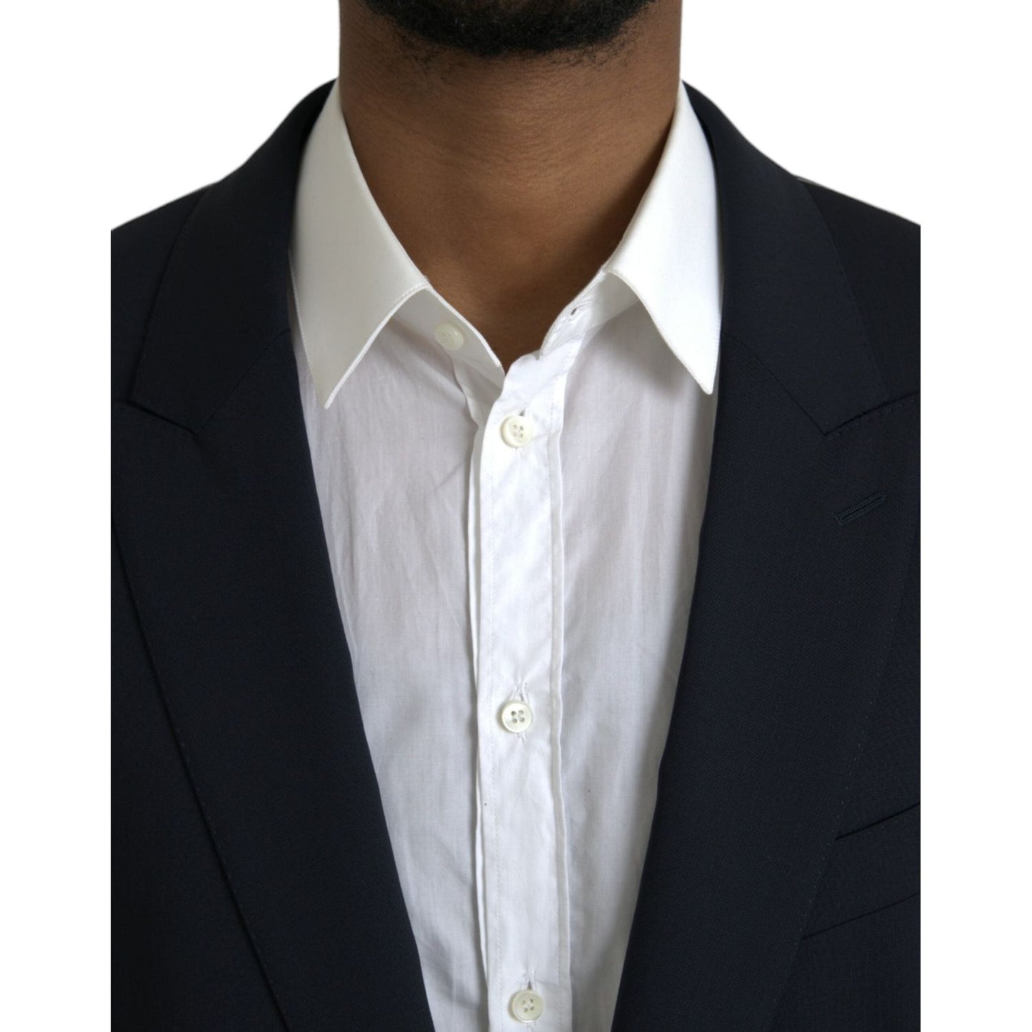 Dolce & Gabbana Blue MARTINI Wool Formal 2 Piece Suit Dolce & Gabbana Dark Slate Gray