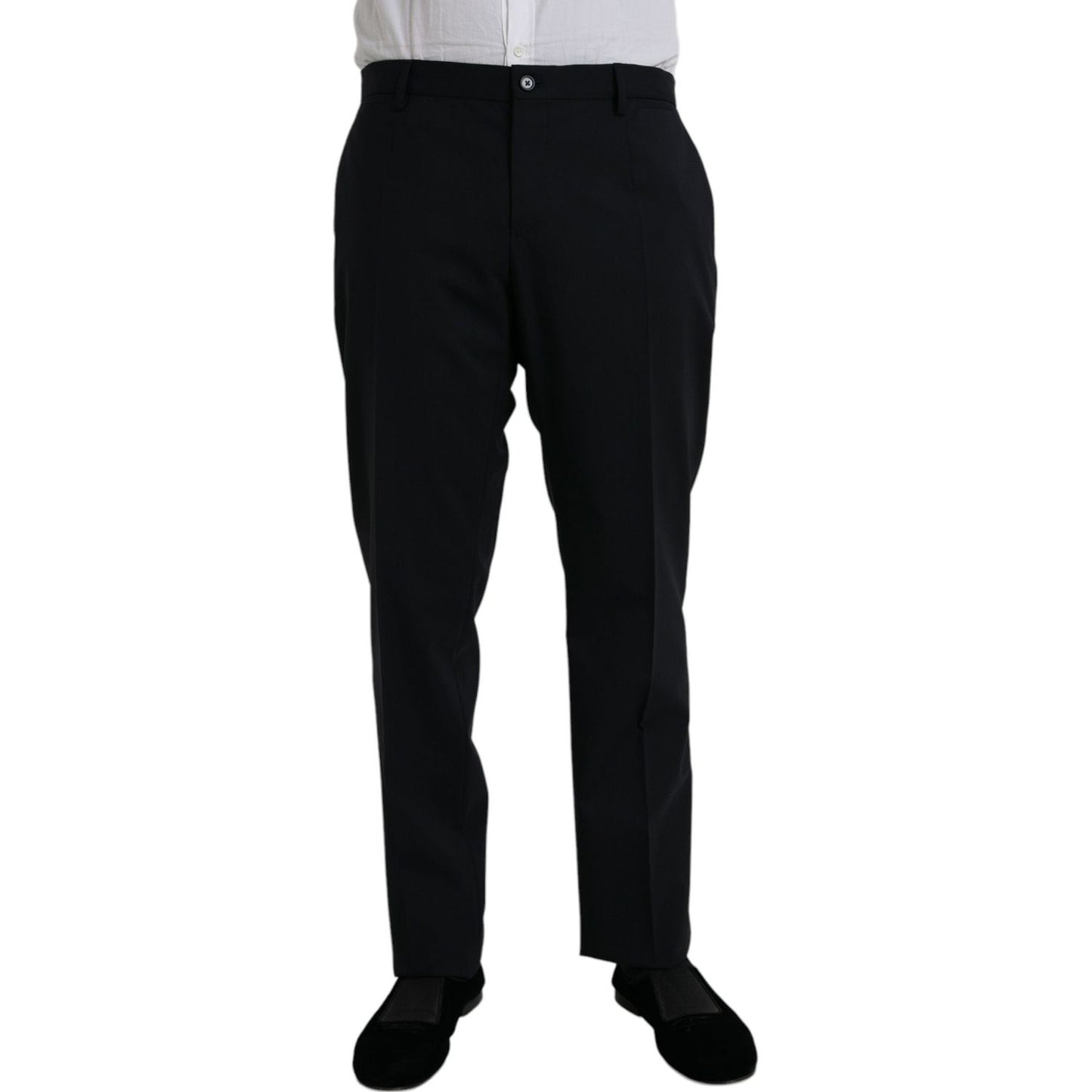 Dolce & Gabbana Blue MARTINI Wool Formal 2 Piece Suit Dolce & Gabbana Black