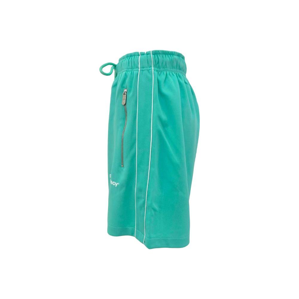 Pharmacy Industry Chic Green Bermuda Shorts with Side Stripes Pharmacy Industry Light Sea Green