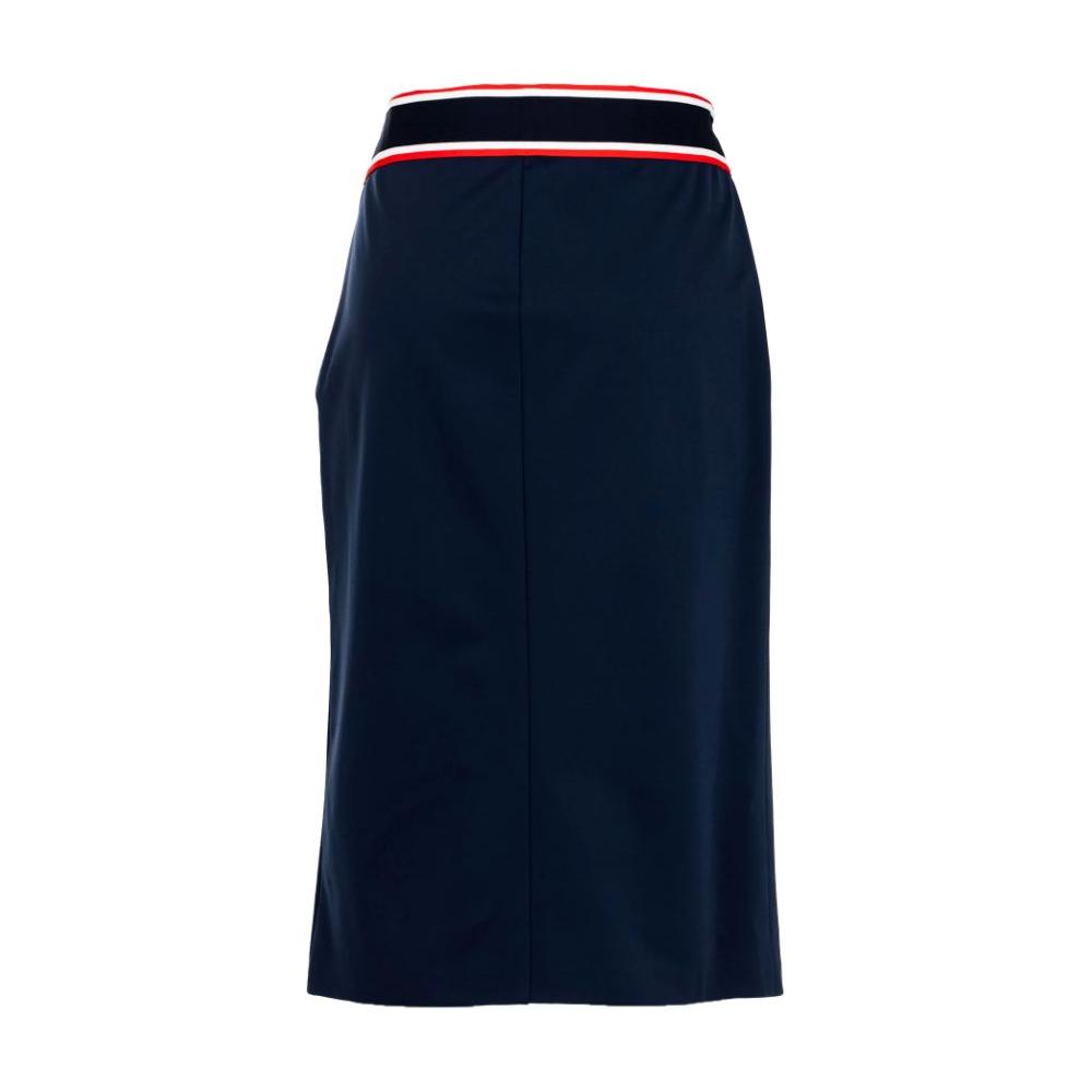 PINKO Blue Viscose Skirt PINKO Black