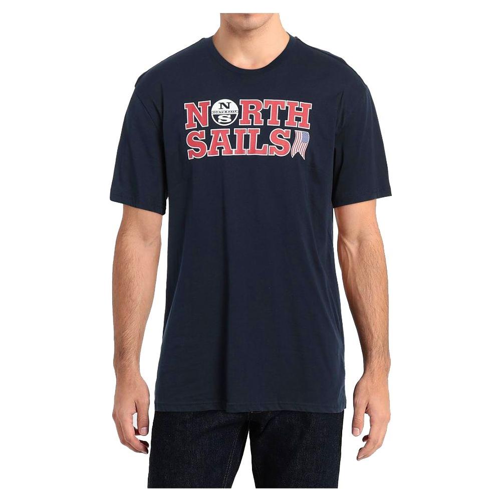 North Sails Nautical Nostalgia Navy Cotton Tee North Sails Tan