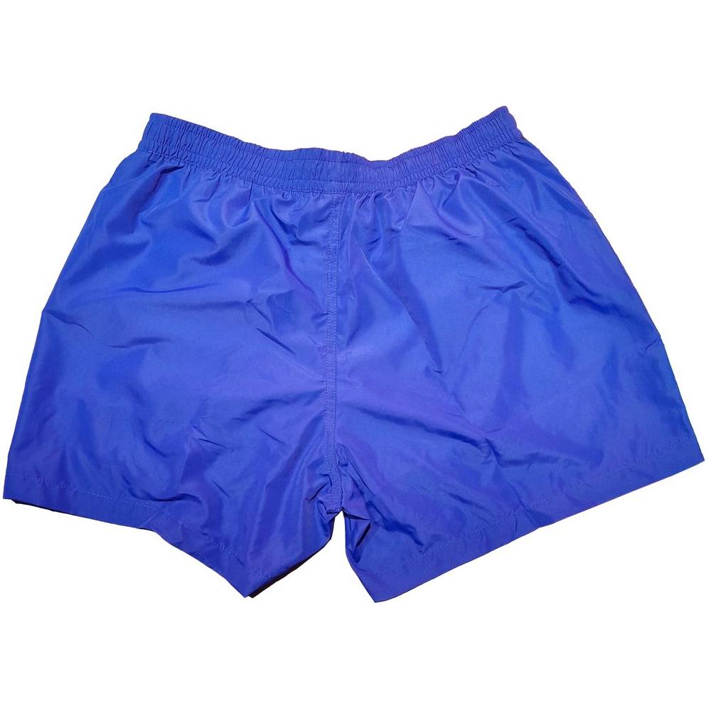La Martina Blue Polyester Men Swim Trunk La Martina Royal Blue