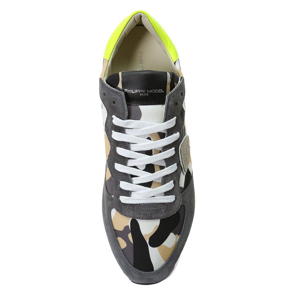 Philippe Model Army Hue Suede Insert Sneakers Philippe Model Dark Slate Gray