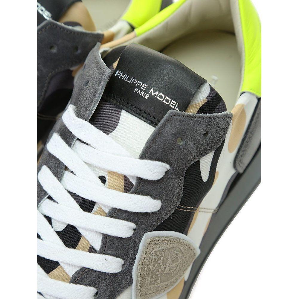 Philippe Model Army Hue Suede Insert Sneakers Philippe Model Dark Slate Gray