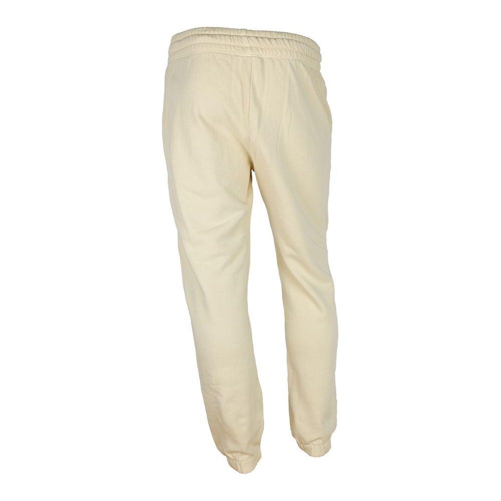 Diego Venturino Beige Cotton Men's Track Pant Diego Venturino Light Gray