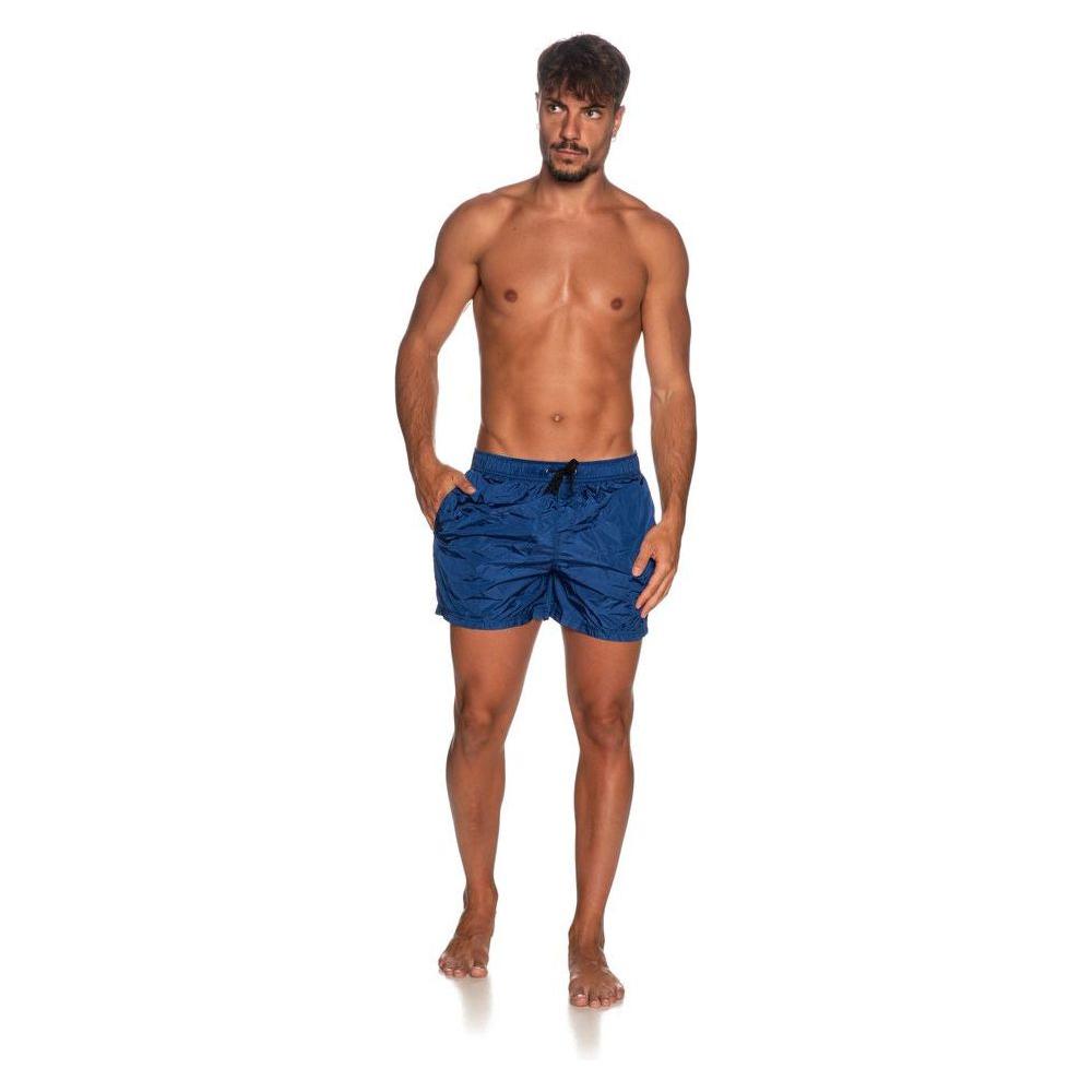 Refrigiwear Blue Nylon Men's Swimsuit Refrigiwear Sienna