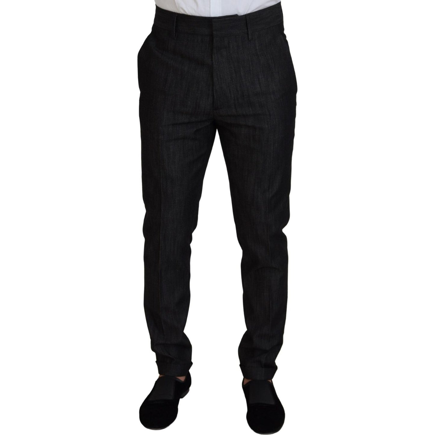 Dsquared² Black Cotton Single Breasted 2 Piece MIAMI Suit Dsquared² Black