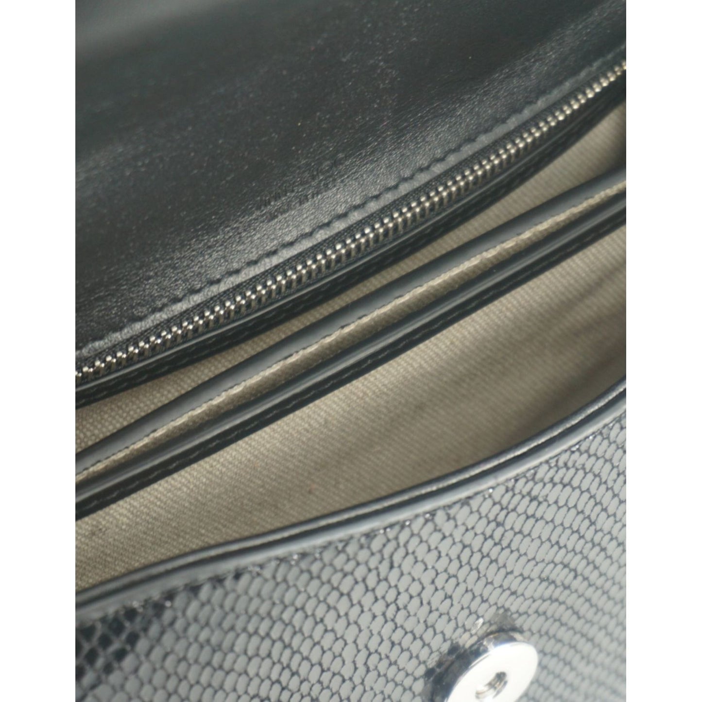Jimmy Choo Black Leather Top Handle Shoulder Bag Jimmy Choo Dim Gray