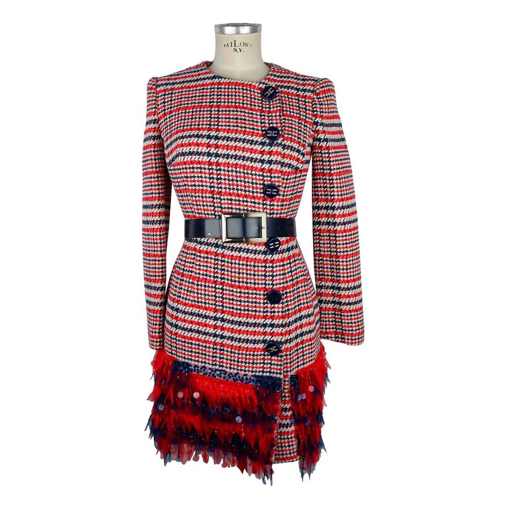 Elisabetta Franchi Red Cotton Women Dress Elisabetta Franchi Sienna