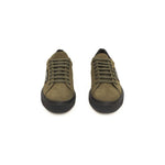 Cerruti 1881 Green Cowhide Men Sneaker Cerruti 1881 Dark Olive Green