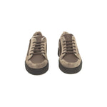 Cerruti 1881 Beige Cowhide Men Sneaker Cerruti 1881 Dim Gray