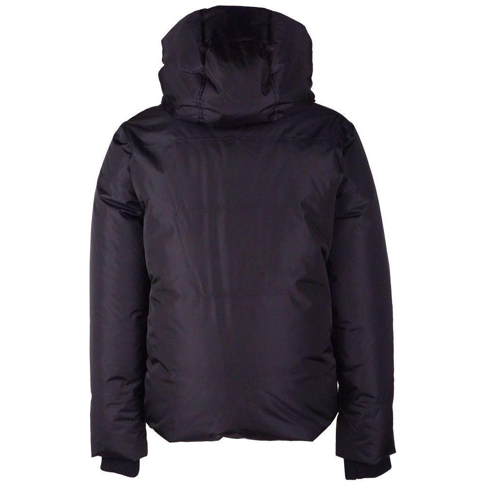 Dsquared² Black Nylon Men Jacket Dsquared² Dark Slate Gray