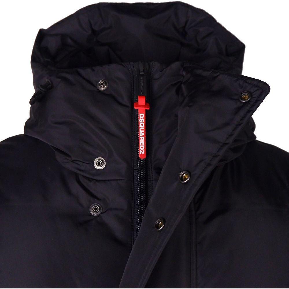 Dsquared² Black Nylon Men Jacket Dsquared² Black