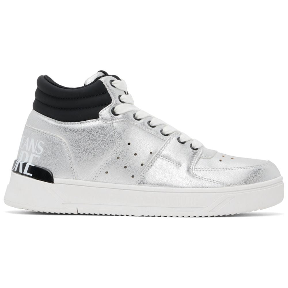 Versace Jeans Gray Polyethylene Sneaker Versace Jeans Light Gray