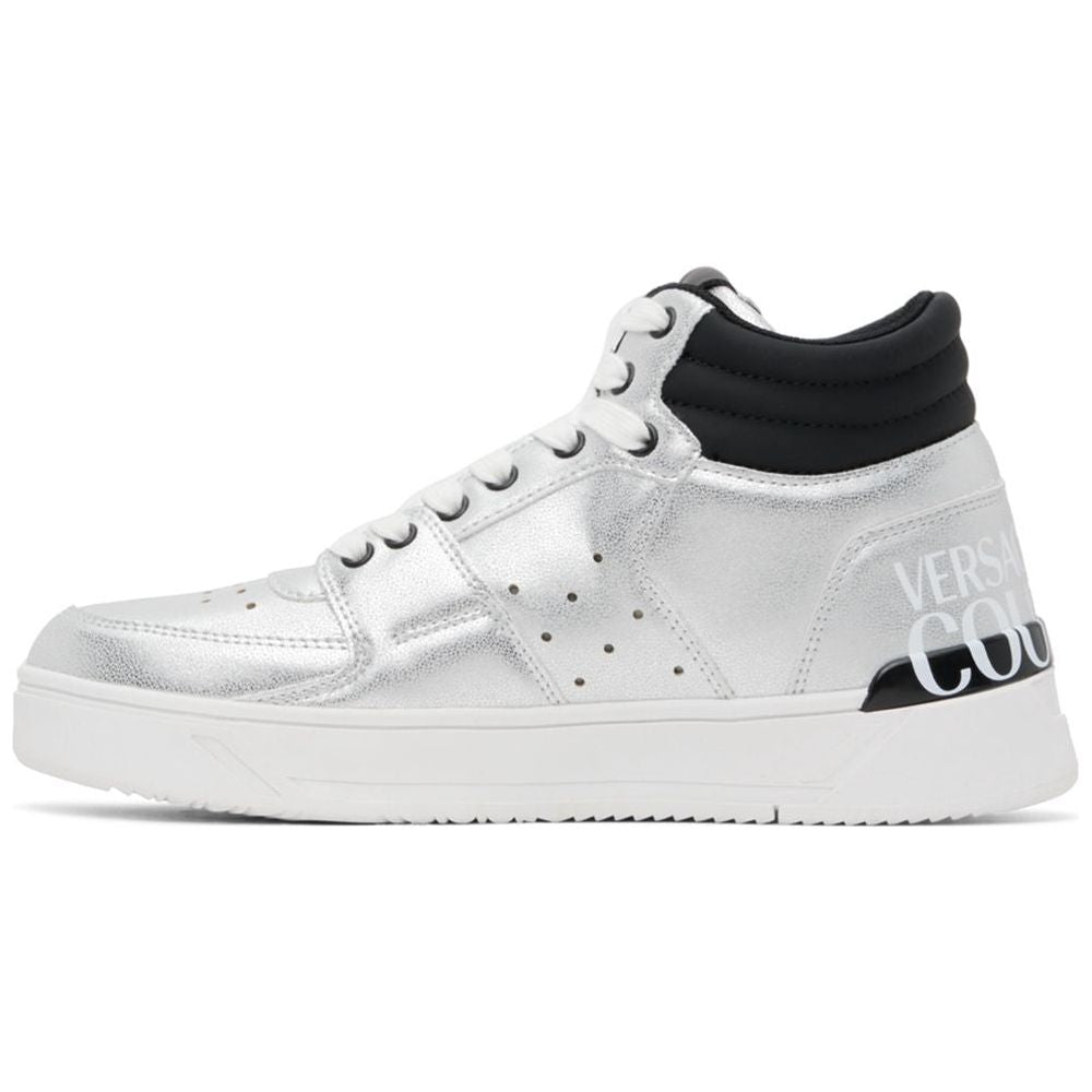 Versace Jeans Gray Polyethylene Sneaker Versace Jeans Light Gray