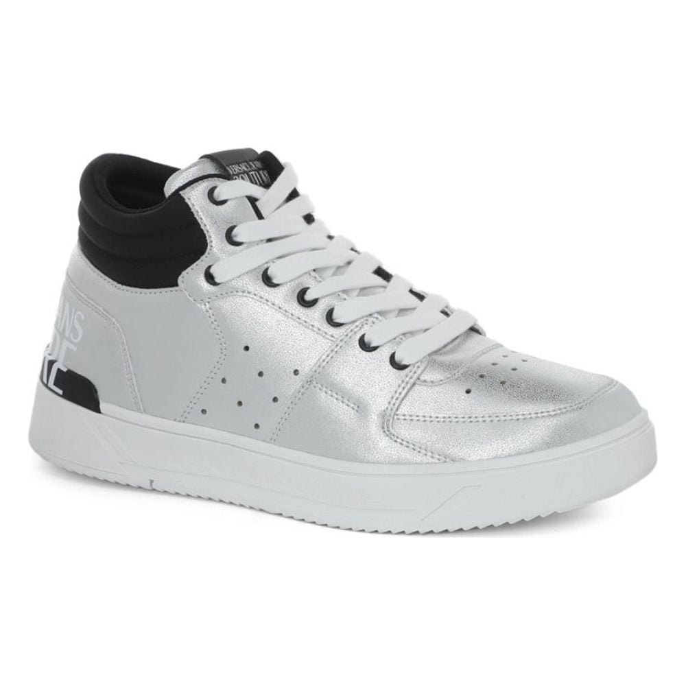 Versace Jeans Gray Polyethylene Sneaker Versace Jeans Light Gray