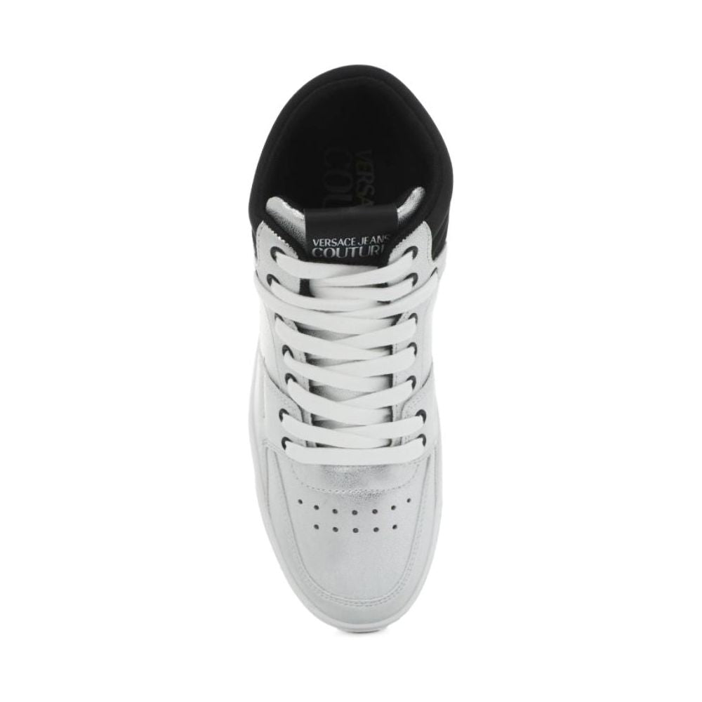 Versace Jeans Gray Polyethylene Sneaker Versace Jeans Black