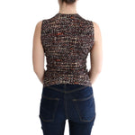 Dolce & Gabbana Multicolor Print Knit Top Wool T-shirt TUI10003-3