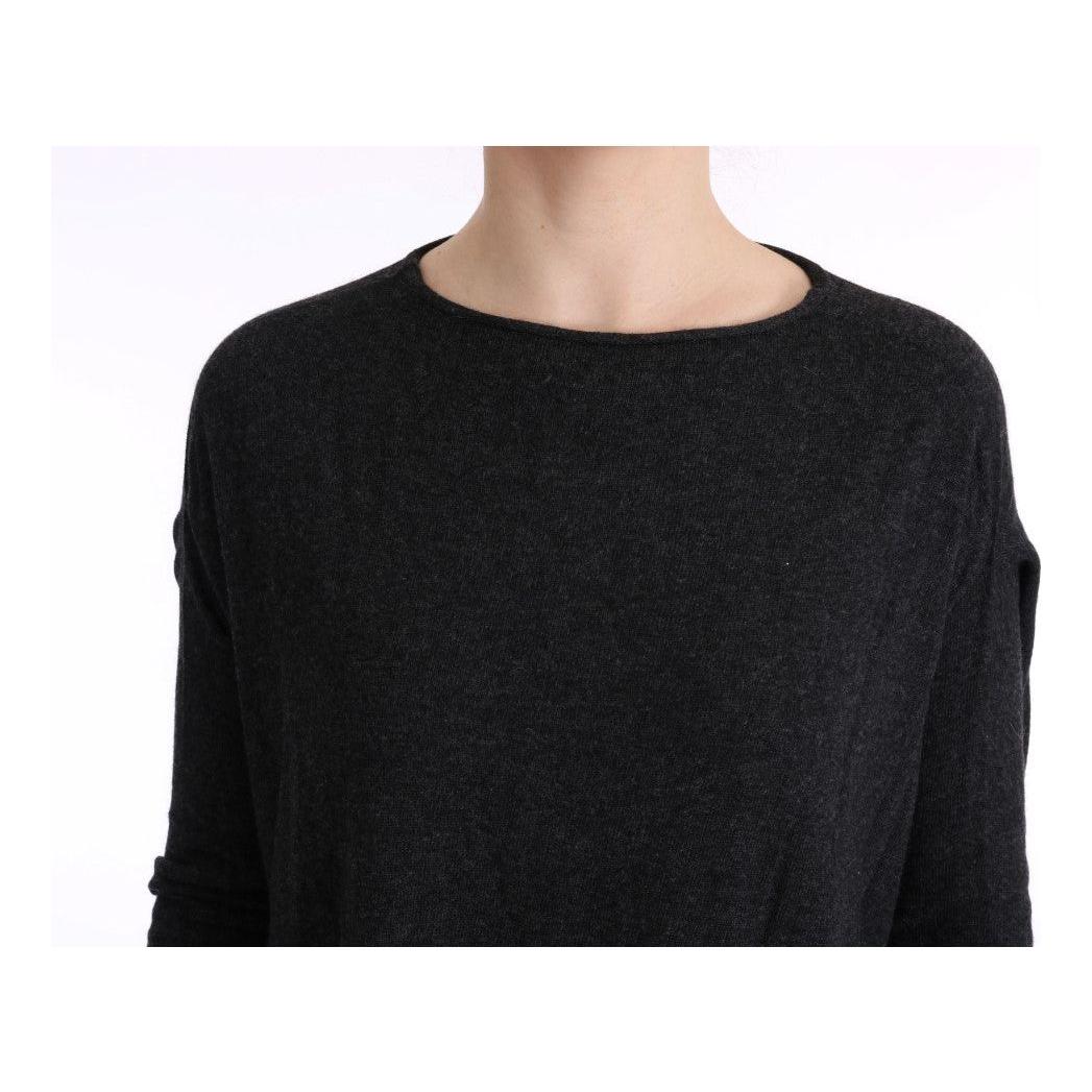 Costume National Gray Viscose Knitted Sweater TUI10017-1