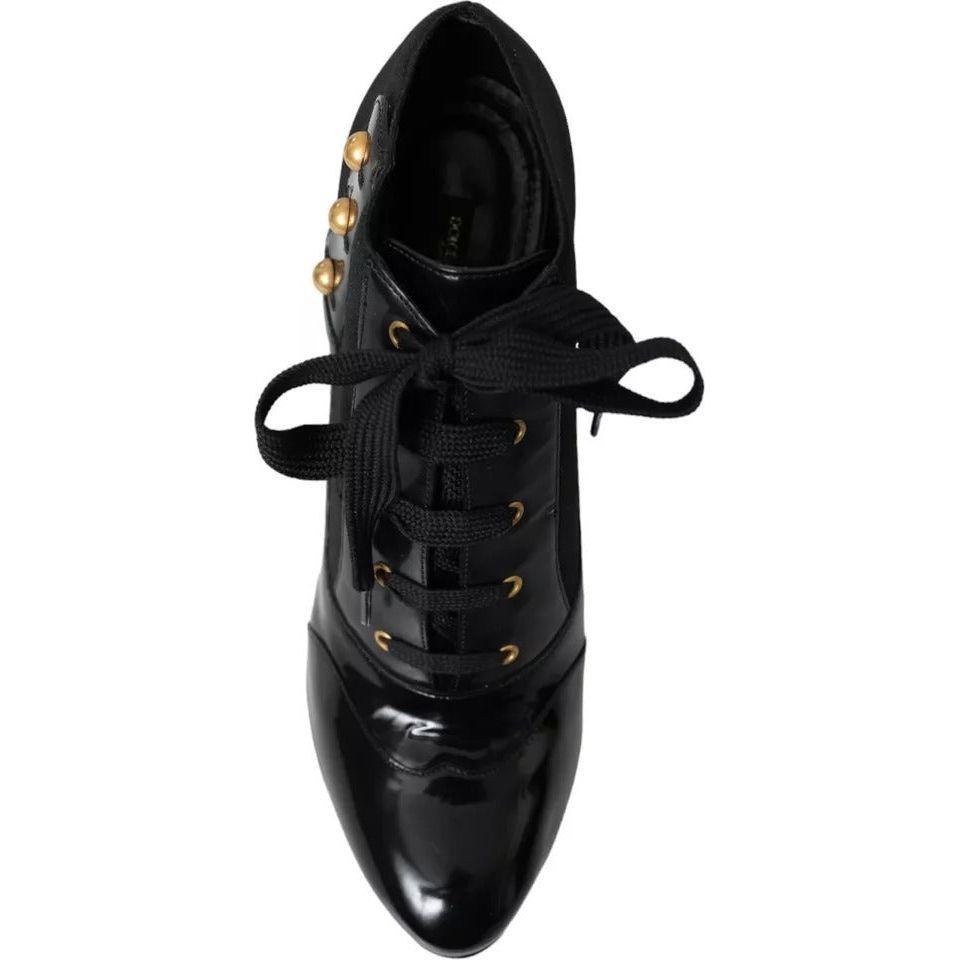 Dolce & Gabbana Black Jersey Stretch Ankle Boots Shoes Dolce & Gabbana Black