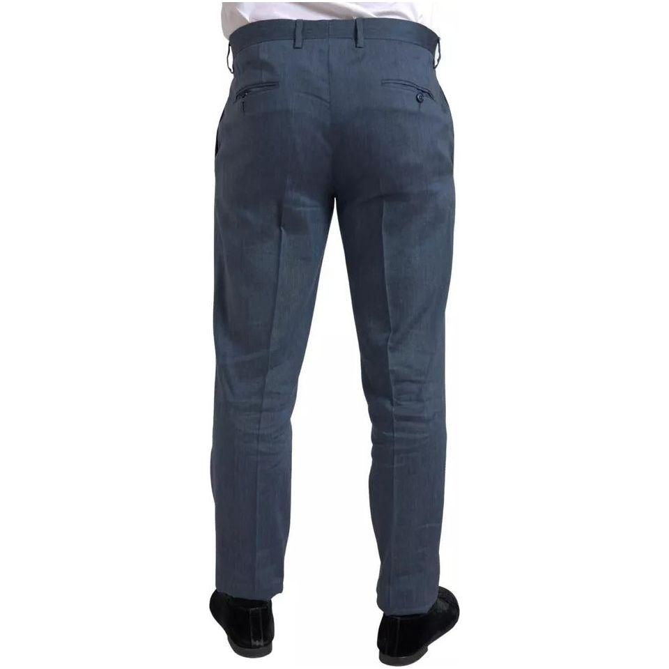 Dolce & Gabbana Blue 2 Piece Single Breasted NAPOLI Suit Dolce & Gabbana Dark Slate Gray