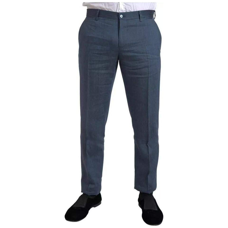 Dolce & Gabbana Blue 2 Piece Single Breasted NAPOLI Suit Dolce & Gabbana Dark Slate Gray