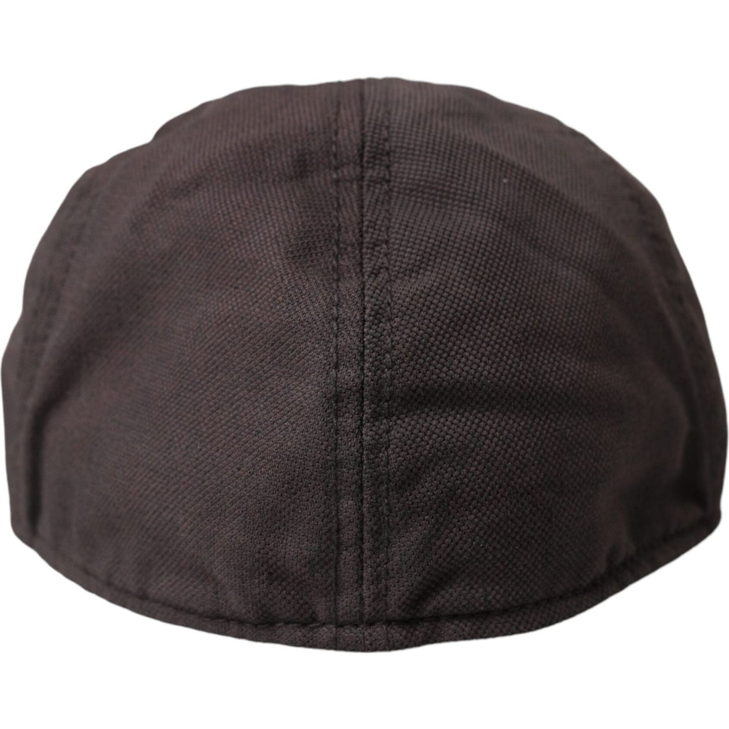 Dolce & Gabbana Brown Nylon Cloth Newsboy Hat Men Dolce & Gabbana Dark Slate Gray