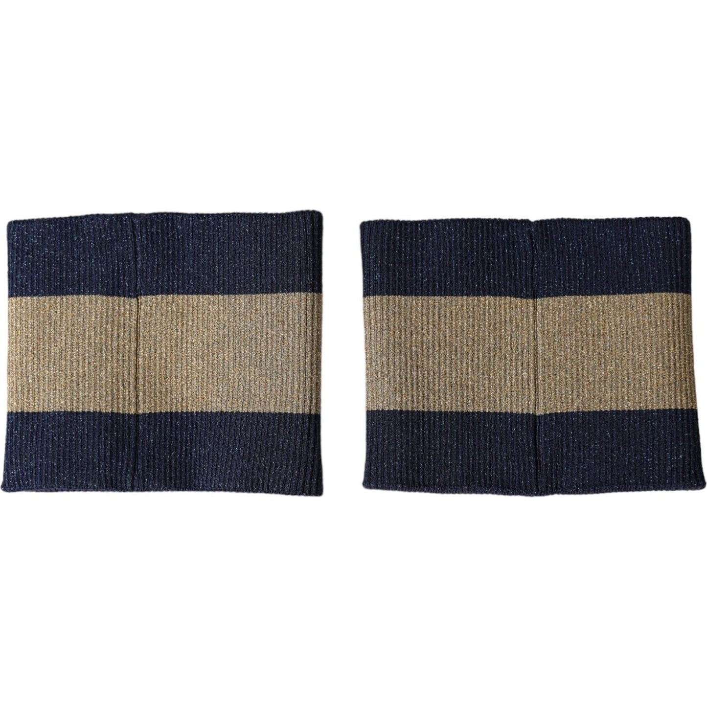 Dolce & Gabbana Black Gold Logo Star 84 Viscose Wristband Dolce & Gabbana Dark Slate Gray