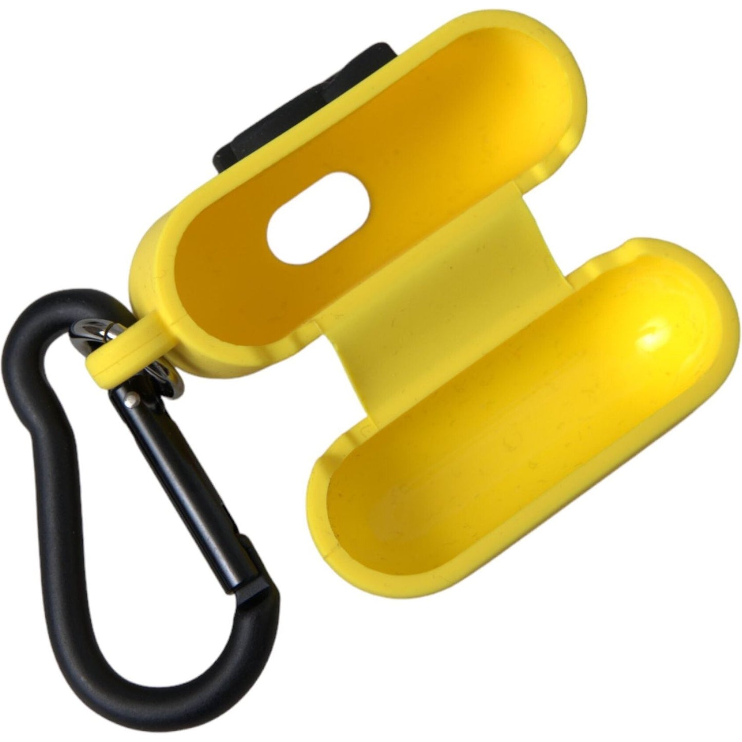 Dolce & Gabbana Yellow Silicone Logo Embossed Airpods Case Dolce & Gabbana Goldenrod