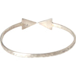 Nialaya Arrow Crystal 925 Silver Bangle Bracelet Women Bracelet Nialaya Gray