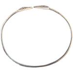 Nialaya Arrow Crystal 925 Silver Bangle Bracelet Women Bracelet Nialaya Light Gray