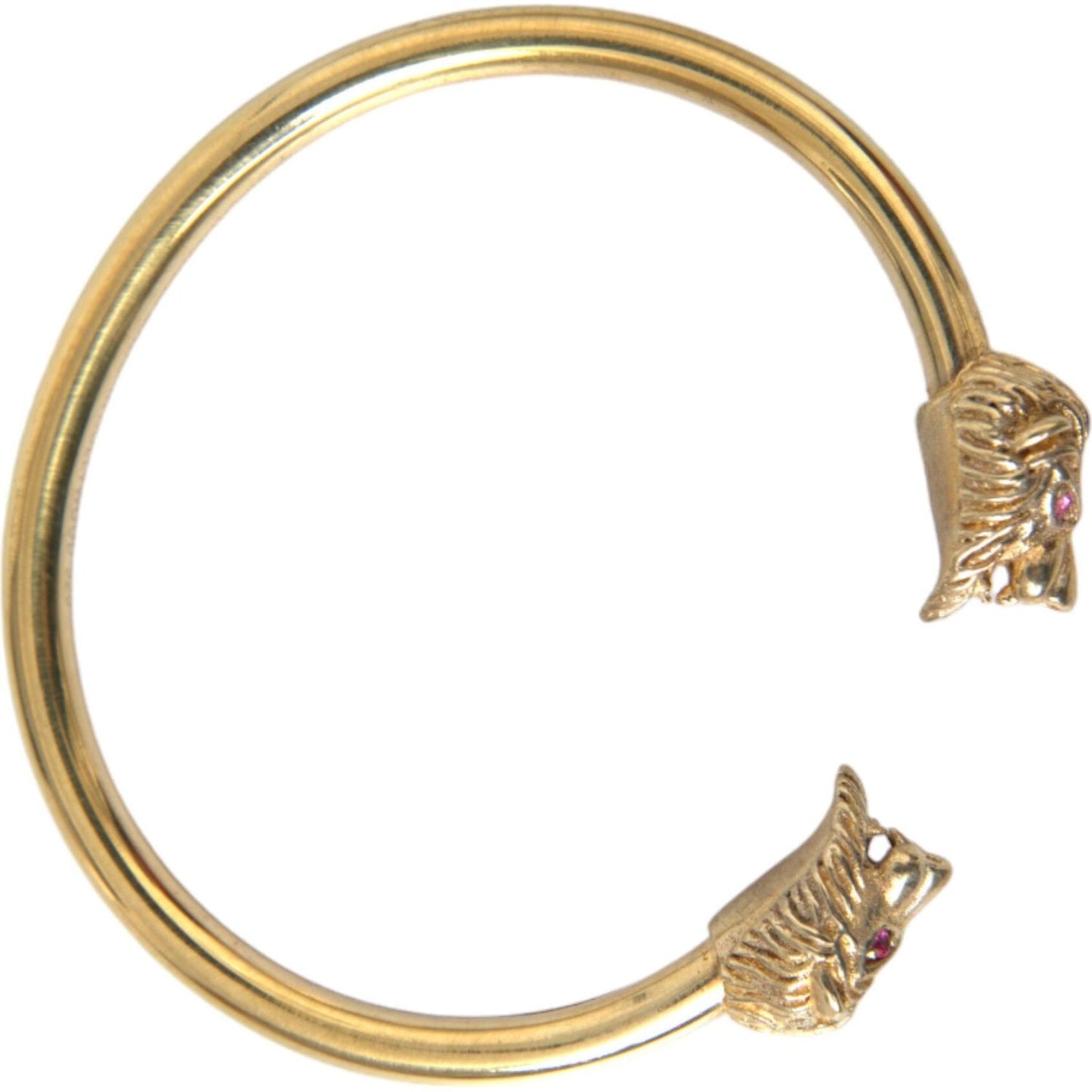 Nialaya Gold CZ Lion Bangle Bracelet Women Bracelet Nialaya Dark Khaki