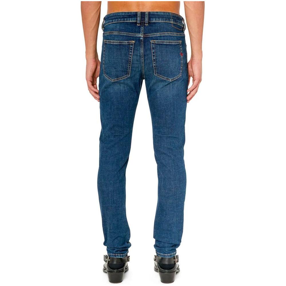 Diesel Blue Cotton Jeans & Pant Diesel Dark Slate Gray
