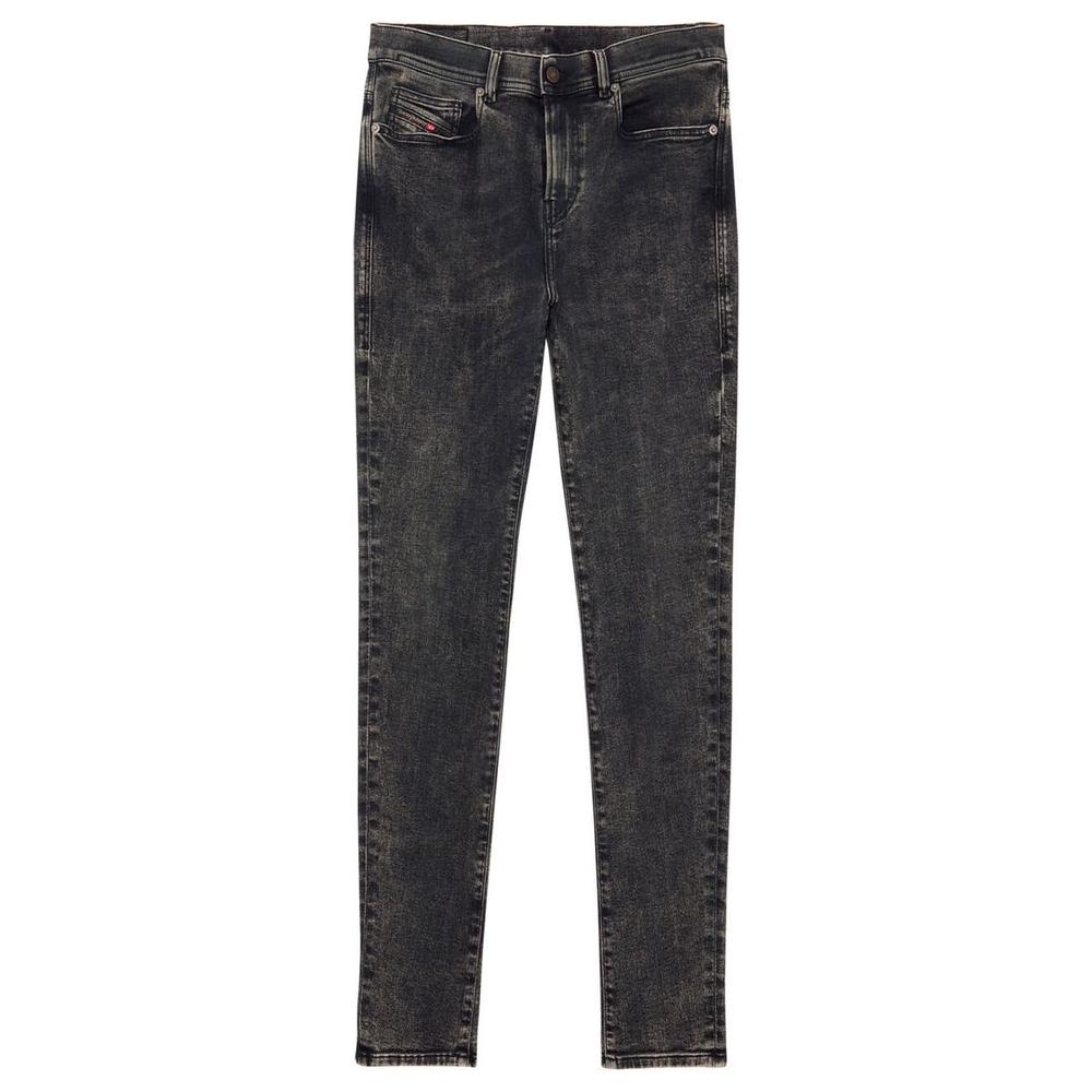 Diesel Black Cotton Jeans & Pant Diesel Dark Slate Gray