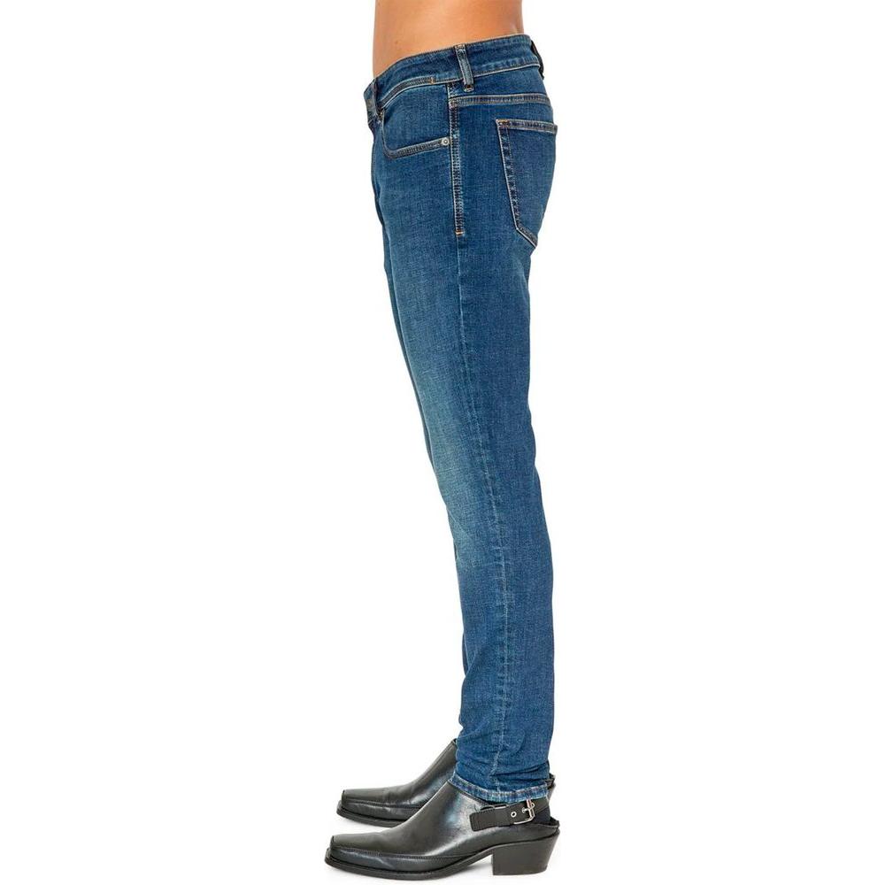 Diesel Blue Cotton Jeans & Pant Diesel Dark Slate Gray