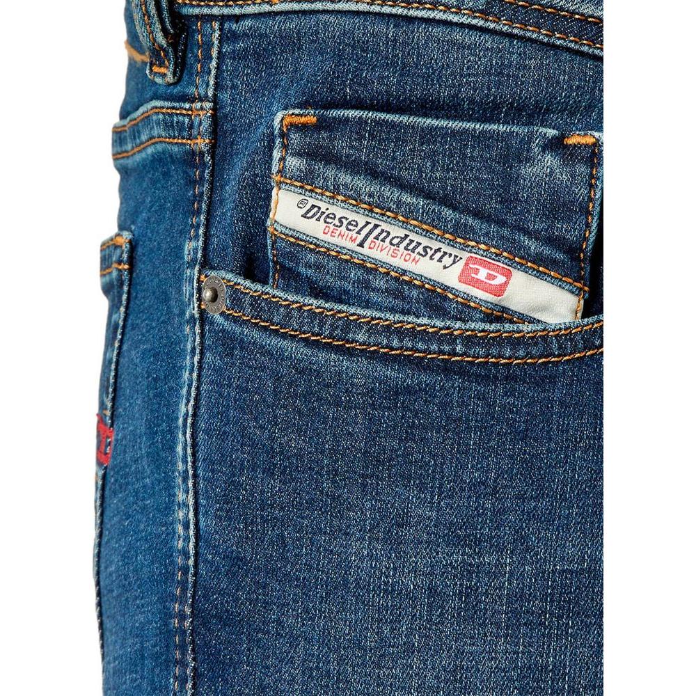 Diesel Blue Cotton Jeans & Pant Diesel Dark Slate Gray