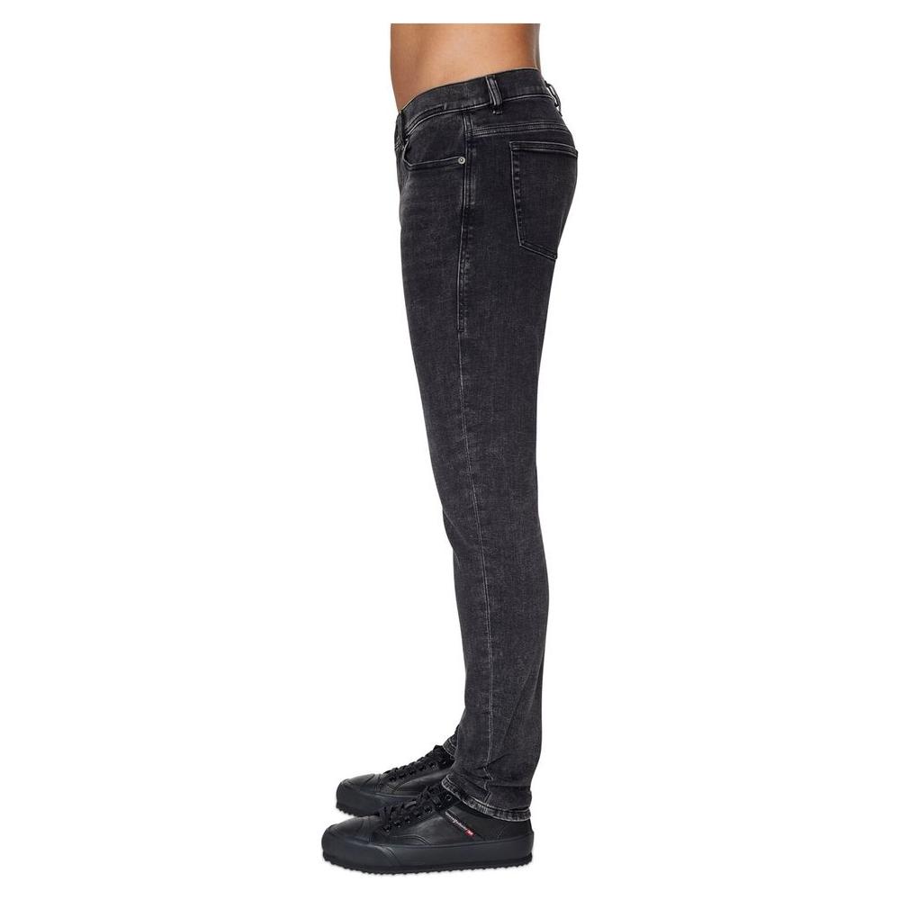 Diesel Black Cotton Jeans & Pant Diesel Dark Slate Gray