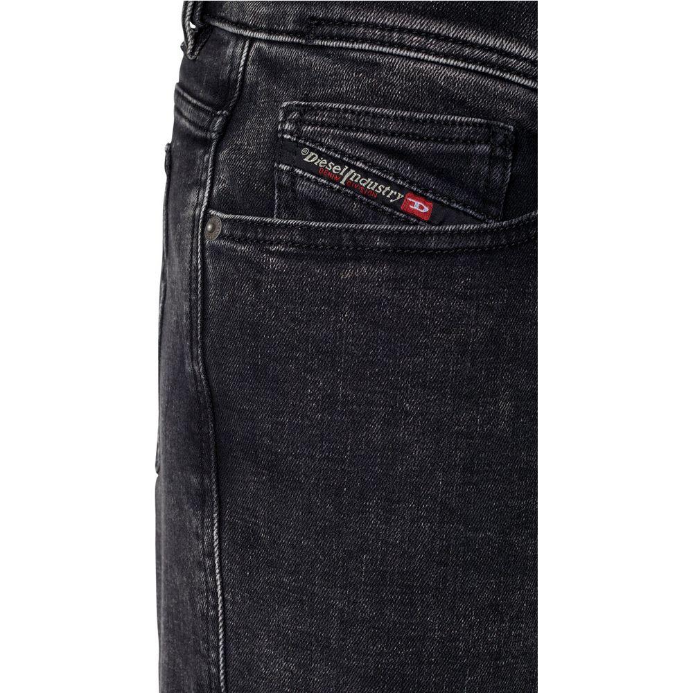 Diesel Black Cotton Jeans & Pant Diesel Black