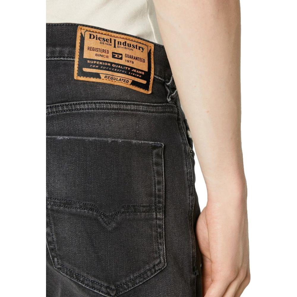 Diesel Black Cotton Jeans & Pant Diesel Dark Slate Gray