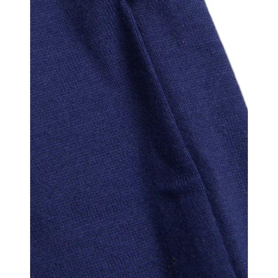 Dolce & Gabbana Royal Blue Round Neck Short Sleeve T-shirt Dolce & Gabbana Midnight Blue