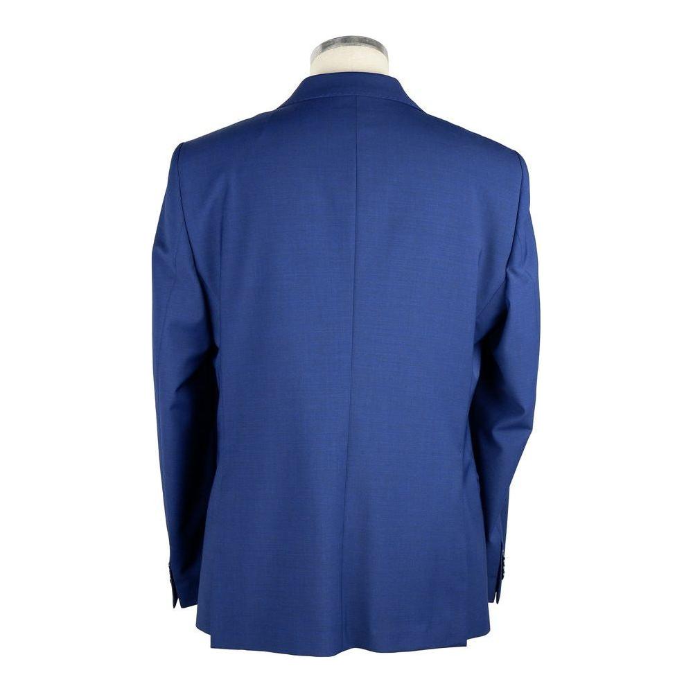 Emilio Romanelli Elegant Two-Button Men's Suit in Blue Emilio Romanelli Dark Slate Blue