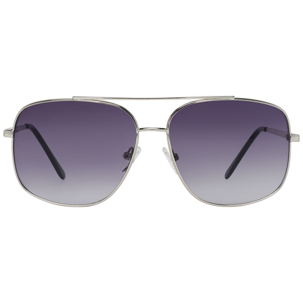 Guess Silver Men Sunglasses Guess Slate Gray