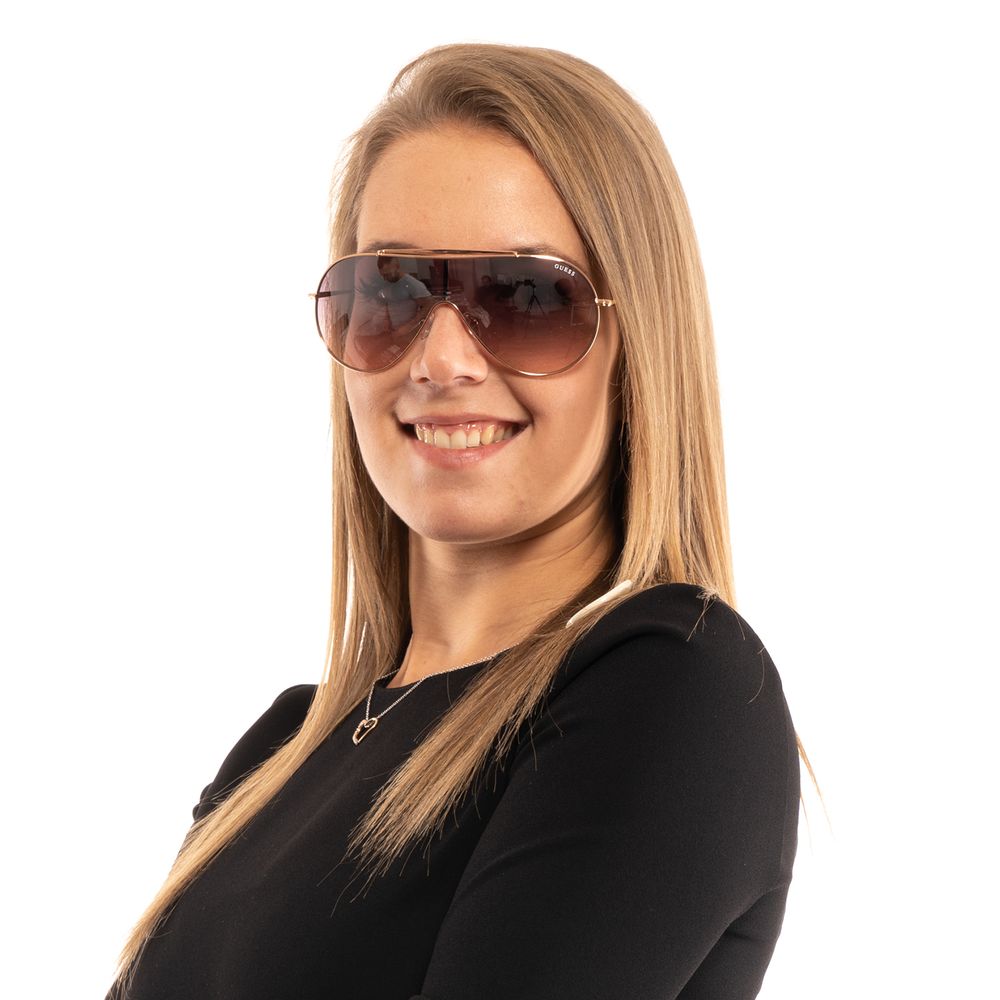 Guess Rose Gold Women Sunglasses Guess Tan