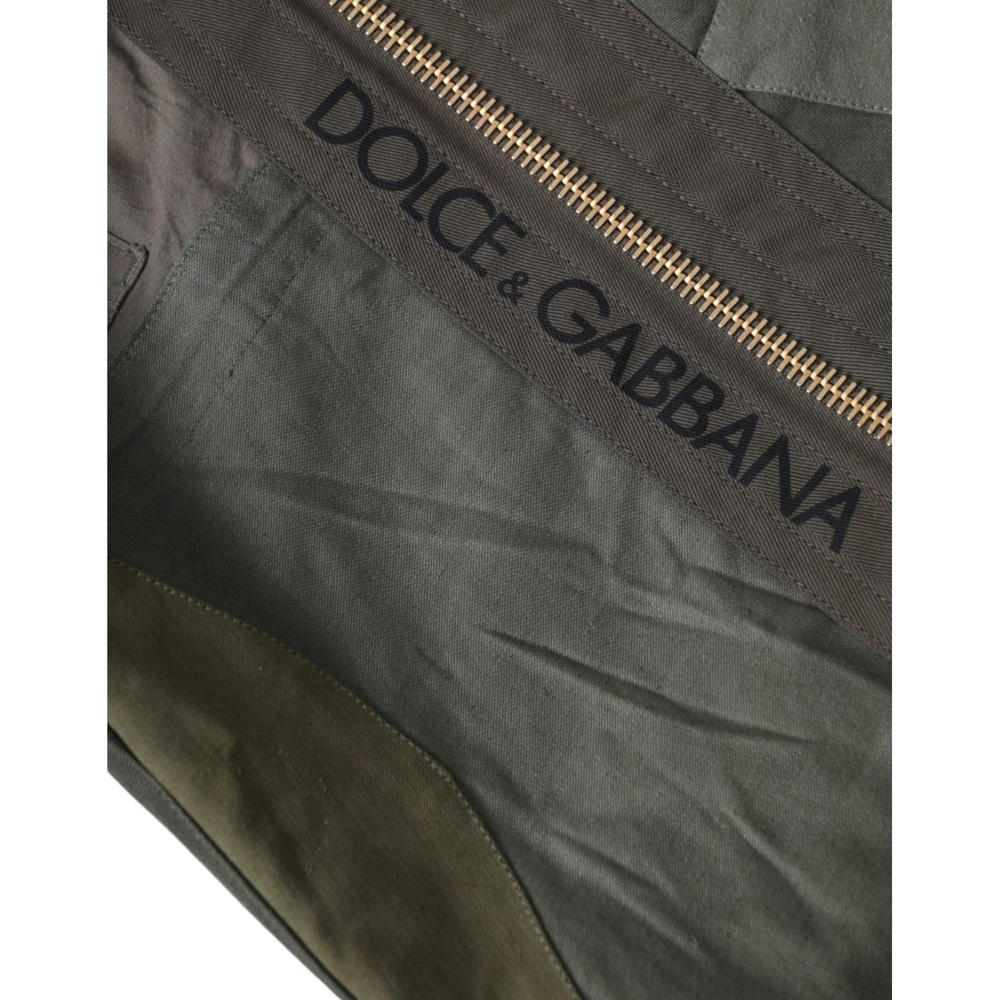 Dolce & Gabbana Military Green Patchwork Rucksack Backpack Bag Dolce & Gabbana Dark Slate Gray