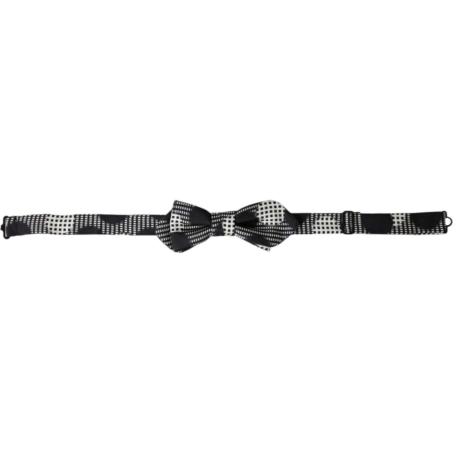 Dolce & Gabbana Multicolor Silk Polka Dot Adjustable Neck Men Papillon Bow Tie Dolce & Gabbana Light Gray