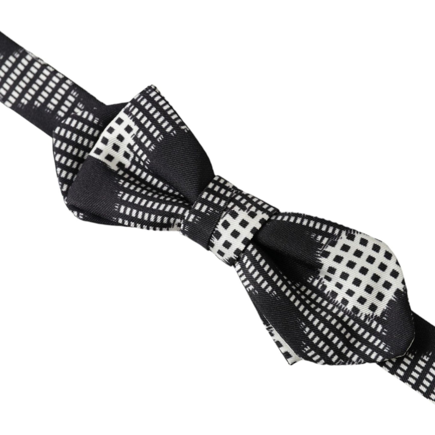 Dolce & Gabbana Multicolor Silk Polka Dot Adjustable Neck Men Papillon Bow Tie Dolce & Gabbana Light Gray