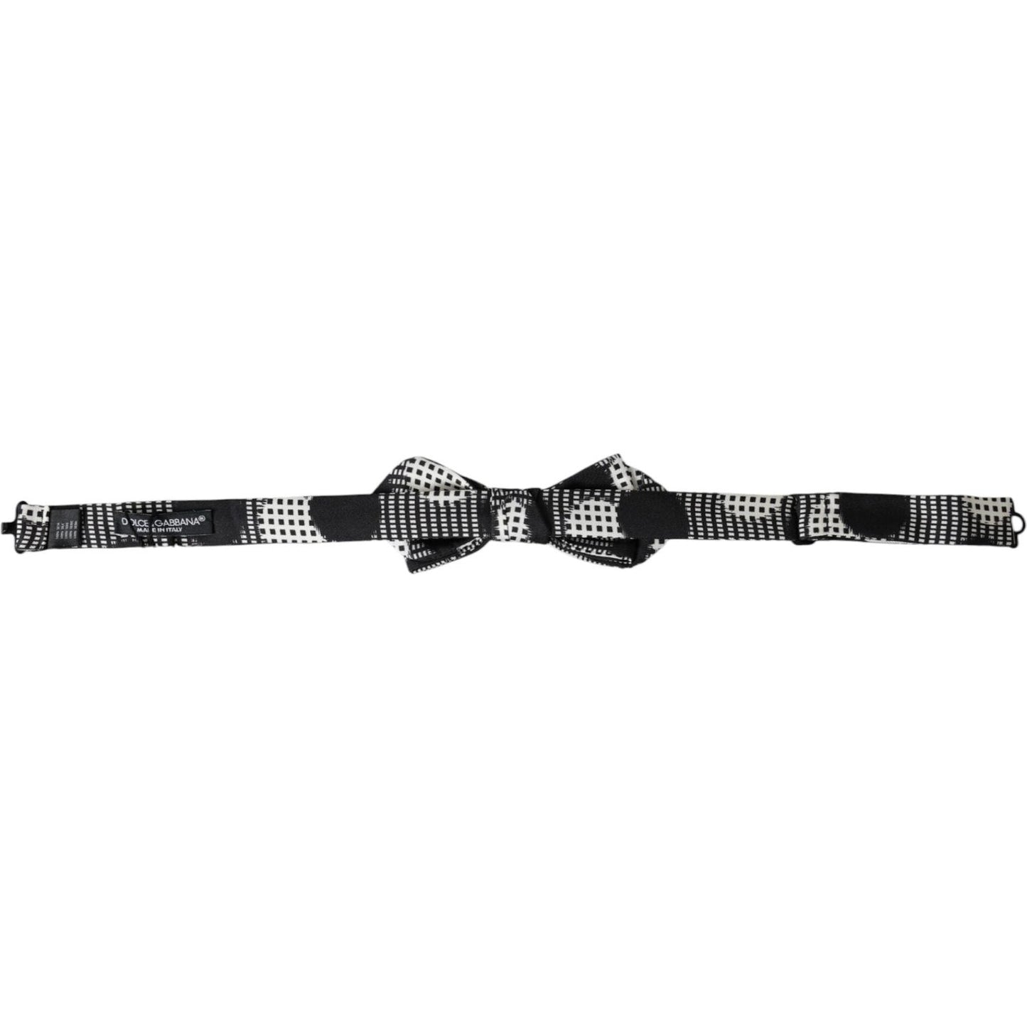 Dolce & Gabbana Multicolor Silk Polka Dot Adjustable Neck Men Papillon Bow Tie Dolce & Gabbana Light Gray