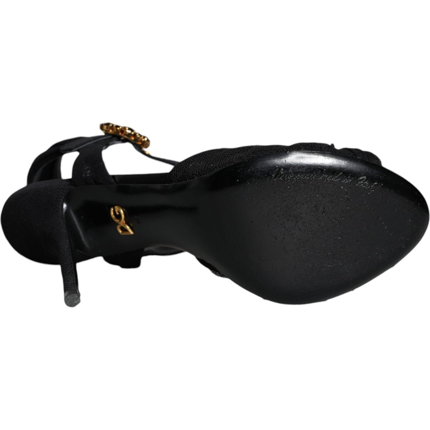 Dolce & Gabbana Black KEIRA Heels Ankle Strap Sandals Shoes Dolce & Gabbana Black